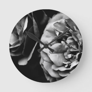 twee rozen ronde klok