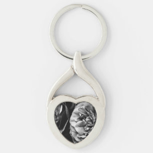 twee rozen sleutelhanger