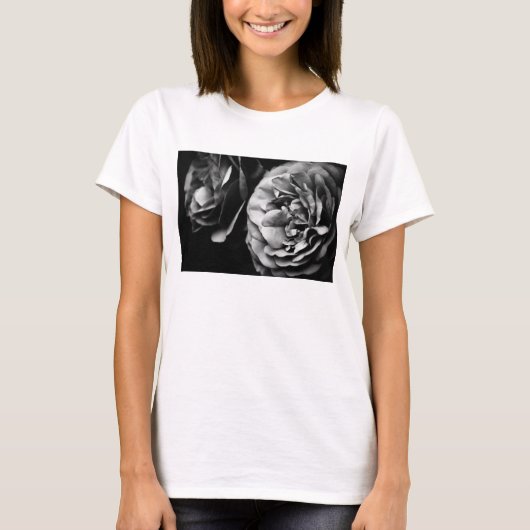 twee rozen t-shirt (Voorkant)