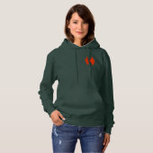 Twee ruiten hoodie (Voorkant volledig)