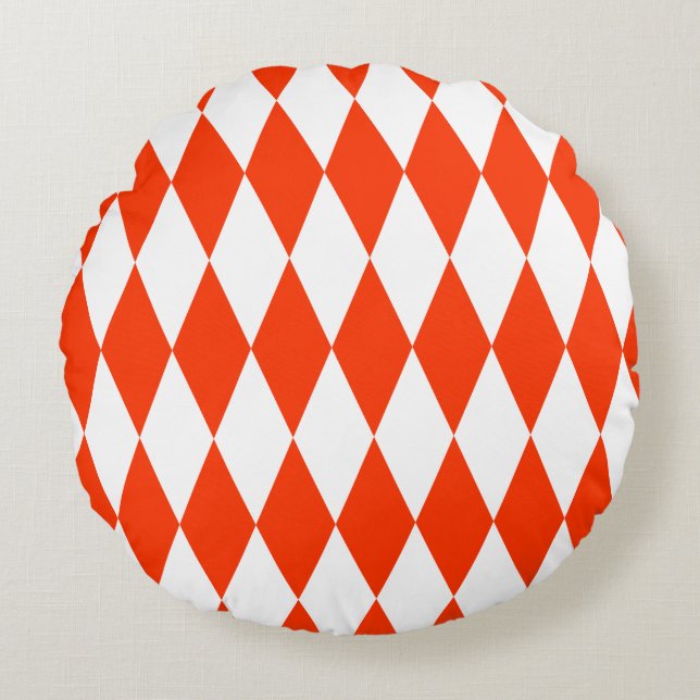 Twee ruiten rond kussen (Voorkant)