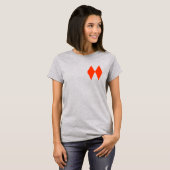 Twee ruiten t-shirt (Voorkant volledig)