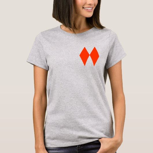 Twee ruiten t-shirt (Voorkant)