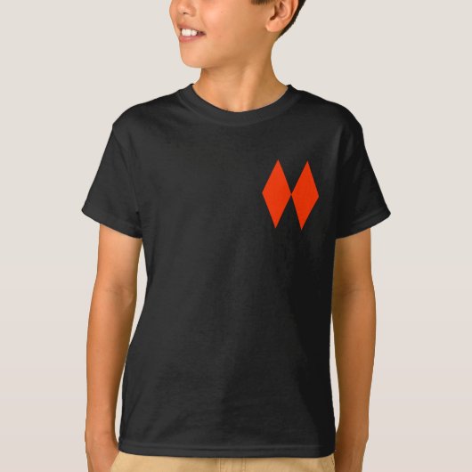 Twee ruiten t-shirt (Voorkant)