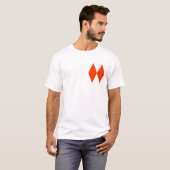 Twee ruiten t-shirt (Voorkant volledig)