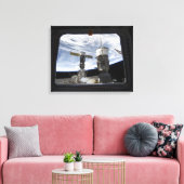 Twee Russische ruimtevaartuigen Canvas Afdruk (Insitu (Woonkamer))