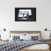 Twee Russische ruimtevaartuigen Canvas Afdruk (Insitu (Slaapkamer))