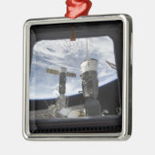 Twee Russische ruimtevaartuigen Metalen Ornament (Links)