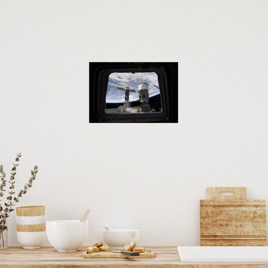 Twee Russische ruimtevaartuigen Poster (Keuken)