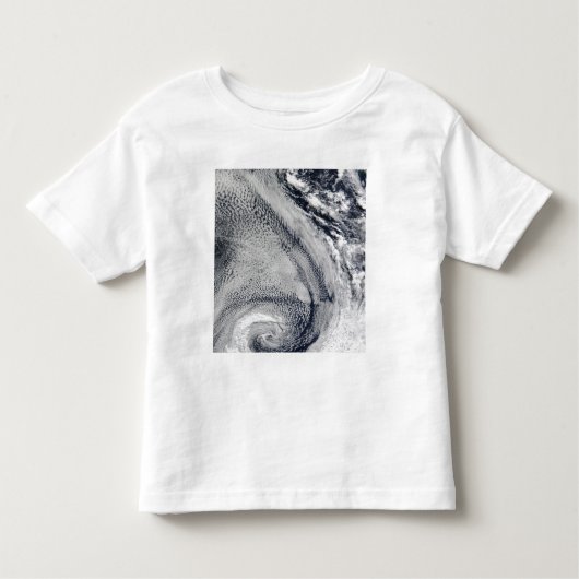 Twee S-vormige polarorkanen Kinder Shirts (Voorkant)