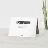 Twee Sable Stallions stromende Manes - Wenskaart Kaart (Achterkant)