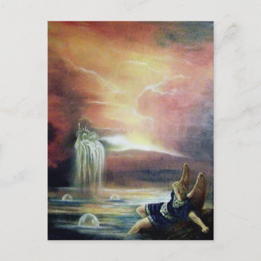 TWEE SAINT JOHN EN FALLEN ANGEL BRIEFKAART (Voorkant)