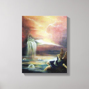 TWEE SAINT JOHN EN FALLEN ANGEL CANVAS AFDRUK