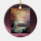 TWEE SAINT JOHN EN FALLEN ANGEL KERAMISCH ORNAMENT (Voorkant)