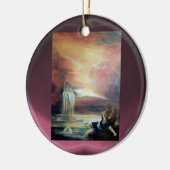 TWEE SAINT JOHN EN FALLEN ANGEL KERAMISCH ORNAMENT (Links)