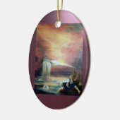 TWEE SAINT JOHN EN FALLEN ANGEL KERAMISCH ORNAMENT (Links)