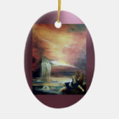 TWEE SAINT JOHN EN FALLEN ANGEL KERAMISCH ORNAMENT (Voorkant)