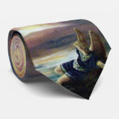 TWEE SAINT JOHN EN FALLEN ANGEL Pink Paars Stropdas (Opgerold)