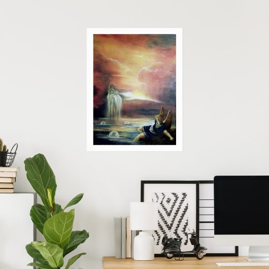 TWEE SAINT JOHN EN FALLEN ANGEL POSTER (Thuiskantoor)