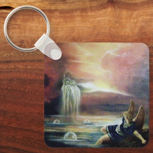 TWEE SAINT JOHN EN FALLEN ANGEL SLEUTELHANGER (Voorkant)