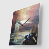 TWEE SAINT JOHN EN FALLEN ANGEL VIERKANTE KLOK (Hoek)