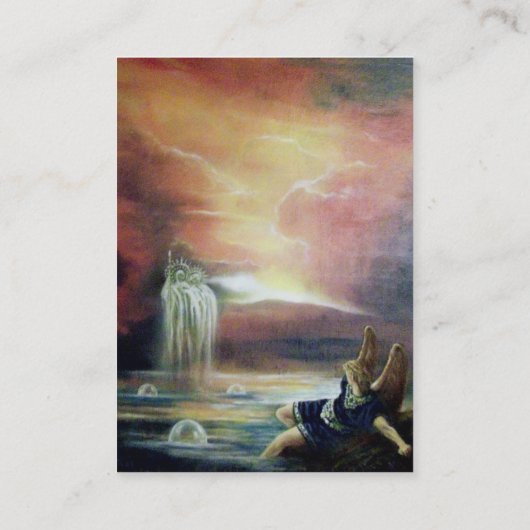 TWEE SAINT JOHN EN FALLEN ANGEL VISITEKAARTJE (Achterkant)