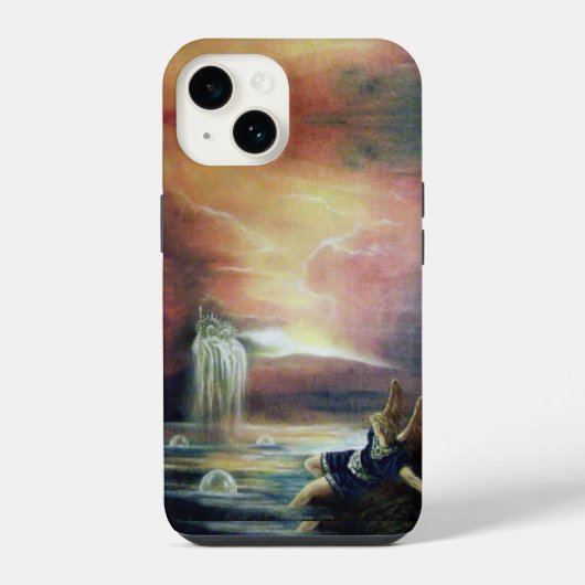 TWEE SAINT JOHN EN GEVALLEN ENGEL  iPhone HOESJE (Achterkant)