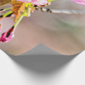 Twee Sakura-bloemen op een twijg Cadeaupapier (Hoek)