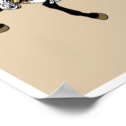 Twee Samurai horsperma. Grafische kunst Poster (Hoek)