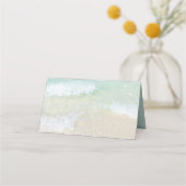 Twee Sand Dollars Standing Place Card Table Number Plaatskaartje (Achterkant)