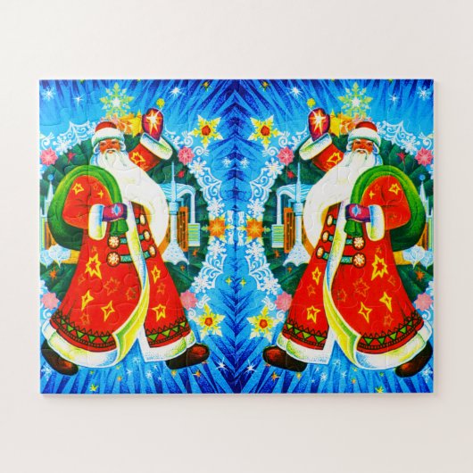 Twee Santas Legpuzzel (Horizontaal)
