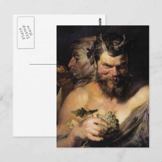 Twee satellieten briefkaart (Voorkant / Achterkant)