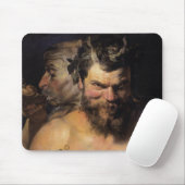 Twee satellieten muismat (Met muis)