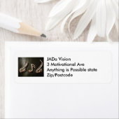 Twee saxofonies met muzieknoot etiket (Insitu)