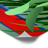 Twee Scarlet Macaws Poster (Hoek)