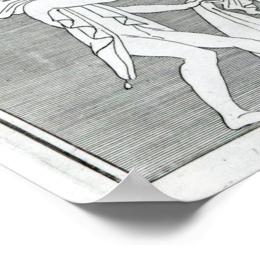 Twee Scènes van een Vaas Etruscan Poster (Hoek)