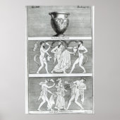 Twee Scènes van een Vaas Etruscan Poster (Voorkant)