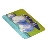 Twee schapen in het veld magneet (Rechterzijde)