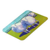 Twee schapen in het veld magneet (Linkerzijde)