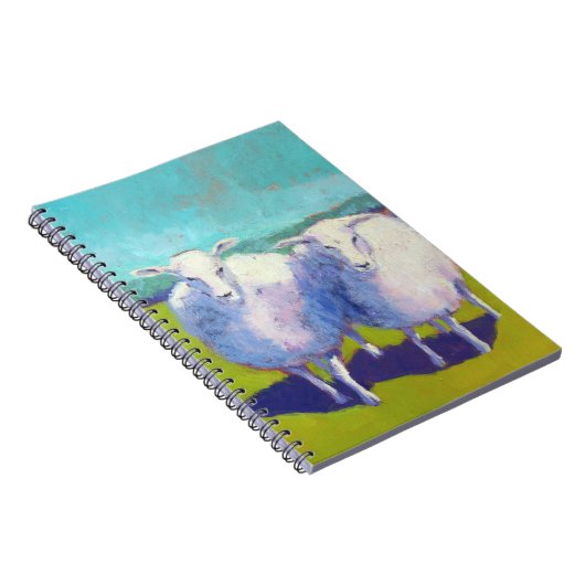 Twee schapen in het veld notitieboek (Rechterzijde)