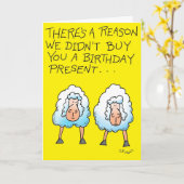 Twee Schapen Kaart (Gele Bloem)