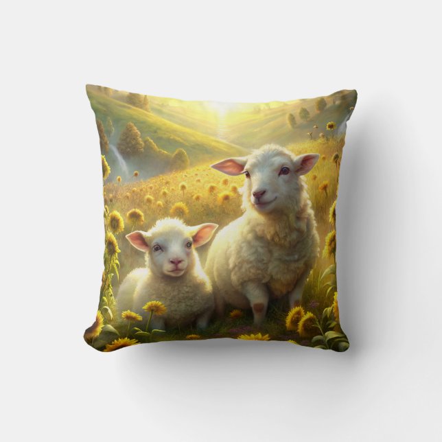 Twee schapen kussen (Voorkant)