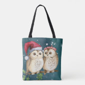 Twee schattig getrokken Eigenaars Tote Bag (Achterkant)