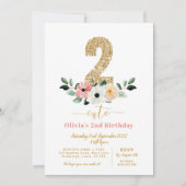 Twee schattige | 2 schattig | Meisjes tweede verja Kaart (Voorkant)