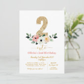 Twee schattige | 2 schattig | Meisjes tweede verja Kaart (Staand voorkant)