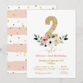 Twee schattige | 2 schattig | Meisjes tweede verja Kaart (Voorkant / Achterkant)