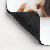 Twee schattige baby bunnies muismat (Hoek)