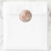 Twee Schattige Engelen Ronde Sticker (Tas)