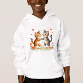 Twee Schattige Katten Spelen  (Voorkant)