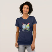Twee schattige kerstcadeautjes t-shirt (Voorkant volledig)